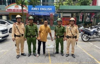 Đội CSGT-TT Công an quận Hồng Bàng kịp thời bắt giữ đối tượng tàng trữ trái phép ma túy   