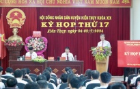Khai mạc kỳ họp thứ 17 HĐND huyện Kiến Thụy khóa XIX, nhiệm kỳ 2021-2026