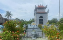 Không có việc xây mộ trái phép trong Di tích Quốc gia đình Cung Chúc (Vĩnh Bảo) 