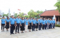 Liên đoàn Lao động thành phố dâng hương tưởng nhớ đồng chí Nguyễn Đức Cảnh và tri ân các anh hùng liệt sĩ