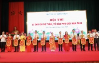 Huyện Kiến Thuỵ: 12 thí sinh tham gia tranh tài tại Hội thi Bí thư chi bộ thôn, tổ dân phố giỏi cấp huyện năm 2024