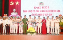 Đại hội thành lập Hội Cựu Công an nhân dân huyện Tiên Lãng lần thứ nhất, nhiệm kỳ 2024- 2029 thành công tốt đẹp 