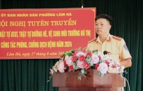 Gần 100 đại biểu phường Lãm Hà (Kiến An) tham gia Hội nghị tuyên truyền công tác trật tự an toàn giao thông