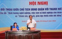 Chủ tịch UBND quận Ngô Quyền đối thoại với thanh niên với chủ đề:”Định hướng nghề nghiệp, việc làm và khởi nghiệp cho đoàn viên thanh niên”.