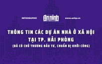 Infographic: Thông tin các dự án nhà ở xã hội tại TP Hải Phòng (đã có chủ trương đầu tư, chuẩn bị khởi công)