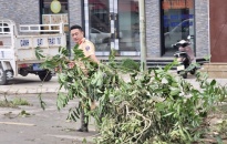 Công an quận Đồ Sơn: Tập trung lực lượng giúp Nhân dân khắc phục hậu quả sau cơn bão số 3