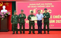 Sở Giao thông Vận tải: Tổ chức thành công diễn tập bảo đảm tác chiến khu vực phòng thủ năm 2024