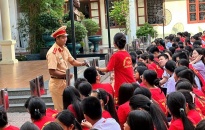 Công an quận Lê Chân:  Tăng cường tuyên truyền pháp luật và xử lý nghiêm vi phạm về giao thông đối với lứa tuổi học sinh