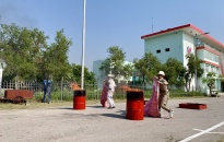 Cụm doanh nghiệp an toàn PCCC Khu kinh tế Đình Vũ – Cát Hải:  Sôi nổi Hội thao kỹ thuật chữa cháy lực lượng quần chúng năm 2024