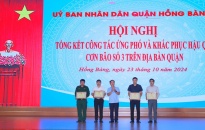 Quận Hồng Bàng hoàn thành sớm nhất công tác khắc phục hậu quả bão số 3