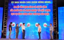 Quận Hồng Bàng tổ chức Ngày hội chuyển đổi số năm 2024: Khai trương ứng dụng đánh giá sự hài lòng của người dân và doanh nghiệp về chất lượng hành chính công