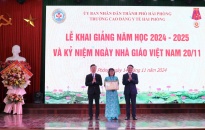 Trường Cao đẳng Y tế Hải Phòng long trọng tổ chức Lễ khai giảng năm học 2024 - 2025