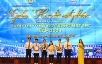 Trao 96 giải tại Cuộc thi “Thầy cô trong mắt em” năm 2024