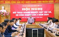 Quận Kiến An: Hội nghị đối thoại giải quyết kiến nghị doanh nghiệp, hợp tác xã, hộ kinh doanh lần thứ 2 năm 2024