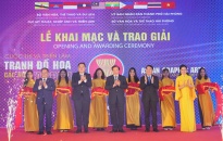 Lần đầu tiên tranh Đồ họa các nước ASEAN 2024 được triển làm tại Hải Phòng