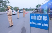 Công an quận Hồng Bàng phối hợp kiểm tra, xử lý 5 trường hợp vi phạm nồng độ cồn