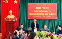 Quận uỷ Dương Kinh triển khai phương hướng, nhiệm vụ năm 2025