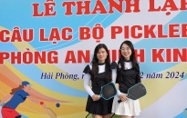 Phòng An ninh kinh tế - CATP Hải Phòng thành lập Câu lạc bộ Pickleball