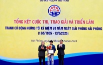 Tổng kết Cuộc thi, trao giải và triển lãm tranh cổ động hướng tới kỷ niệm 70 năm Ngày Hải Phòng giải phóng