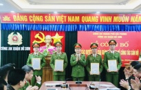 Công an quận Đồ Sơn: Công bố các Quyết định của Giám đốc CATP về công tác cán bộ