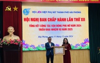 Hội Liên hiệp phụ nữ TP Hải Phòng: Biểu dương 93 tập thể, cá nhân hoàn thành xuất sắc nhiệm vụ năm 2024