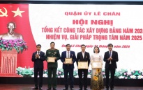 Quận ủy Lê Chân Xác định chủ đề năm 2025 là “Tăng cường Kỷ cương thu chi ngân sách - Quản lý đất đai, đô thị - Đẩy mạnh chuyển đổi xanh, chuyển đổi số”