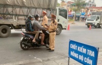 Xử phạt 3 trường hợp vi phạm nồng độ cồn trên địa bàn huyện An Lão trưa 7/1