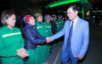 Lãnh đạo quận Hồng Bàng kiểm tra, động viên các đơn vị làm nhiệm vụ đêm giao thừa tết nguyên đán Ất Tỵ - 2025