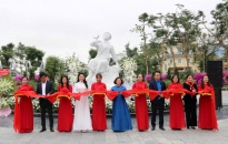 Khánh thành tượng đài Liệt sĩ, Anh hùng lực lượng vũ trang nhân dân Kim Đồng tại vườn hoa Kim Đồng