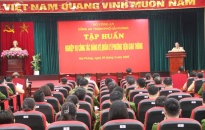 Phòng Cảnh sát Giao thông – CATP: Tập huấn nghiệp vụ công tác đăng ký, quản lý phương tiện giao thông cho trên 300 đại biểu