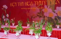 Sôi nổi Hội thi Hoa Thủy Tiên tại Di tích Đền Nghè