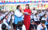 Liên đội THCS Nam Hà (quận Kiến An) tổ chức chuyên đề Đội cấp thành phố “Khăn hồng tươi thắm – Tiến bước lên đoàn”