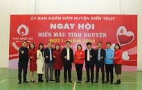 Gần 540 tình nguyện viên huyện Kiến Thụy tham gia “Ngày hội hiến máu tình nguyện đợt I/2025”