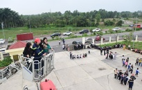 Rèn kỹ năng, luyện bản lĩnh khi tham gia thực hành phòng cháy, chữa cháy