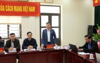 Đại tá Bùi Xuân Thắng dự và chỉ đạo hội nghị sinh hoạt Chi bộ Văn hóa - Xã hội, Đảng bộ Khối cơ quan chính quyền huyện Cát Hải