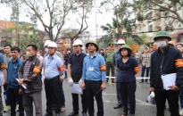 Quận Kiến An tổ chức cưỡng chế thu hồi đất thực hiện dự án vườn hoa hồ Hạnh Phúc 