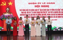 Quận ủy Lê Chân: Phát động Cuộc thi chính luận về “Bảo vệ nền tảng tư tưởng của Đảng” năm 2025; trao giải Hội thi “Lê Chân trong trái tim tôi” lần thứ VI