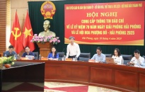 Hội nghị cung cấp thông tin về Lễ kỷ niệm 70 năm Ngày giải phóng Hải Phòng (13/5/1955-13/5/2025)