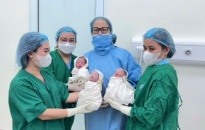 Bệnh viện Phụ sản Hải Phòng: Mổ đẻ thành công ca sinh 3 tự nhiên hiếm gặp