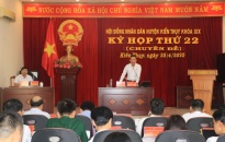 Kỳ họp thứ 22 HĐND huyện Kiến Thụy khóa XIX, nhiệm kỳ 2021-2026: Thông qua chủ trương sáp nhập tỉnh và các đơn vị hành chính cấp xã thuộc huyện