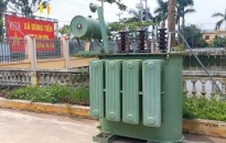 Nổ trạm biến áp xã Dũng Tiến (Vĩnh Bảo)