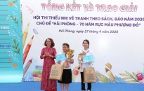Hội thi thiếu nhi Hải Phòng vẽ tranh theo sách báo - năm 2025 cấp phố với chủ đề “Hải Phòng – 70 năm rực màu phượng đỏ”.