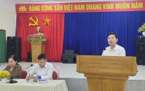 Thiếu tướng Vũ Thanh Chương, Giám đốc CATP tham dự sinh hoạt chi bộ tổ 12, Đảng bộ phường Dư Hàng Kênh (Lê Chân)