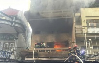 Kịp thời dập tắt vụ cháy tại nhà số 113 Phan Bội Châu, quận Hồng Bàng