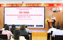 Ngành Giáo dục thành phố đẩy mạnh triển khai học bạ số các cấp trên diện rộng