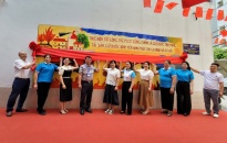 Hội Liên hiệp Phụ nữ phường Hàng Kênh (Lê Chân): Khánh thành bức tranh tường phòng cháy chữa cháy
