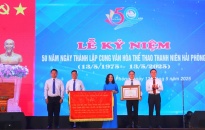 Cung Văn hóa – Thể thao Thanh niên Hải Phòng đón nhận bằng khen của Thủ tướng Chính phủ