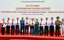 Lễ gắn biển tuyến đường mang tên đồng chí Đỗ Mười - Cố Tổng Bí thư Ban Chấp hành Trung ương Đảng Cộng sản Việt Nam