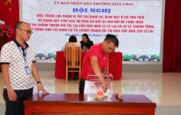 9 hộ dân bốc thăm nhận tái định cư tại dự án khu vực ngõ 226 Lê Lai (quận Ngô Quyền)