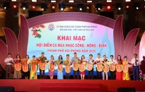 Khai mạc hội diễn ca múa nhạc công - nông - ninh cấp thành phố năm 2025